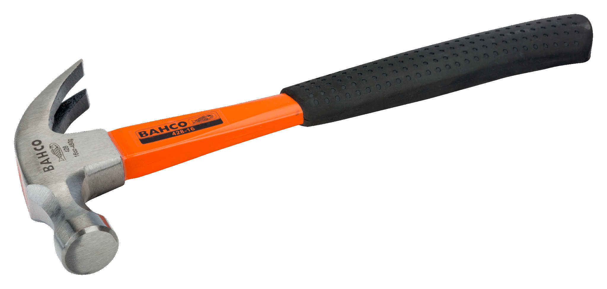 Claw Hammers with Rubber Grip Fibreglass Handle Bahco